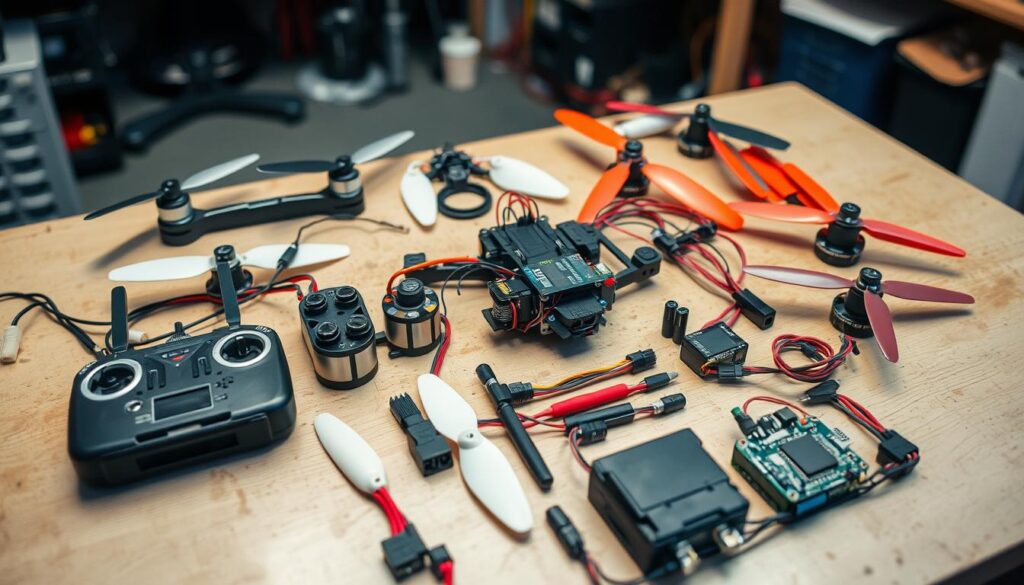 diy drone hardware components
