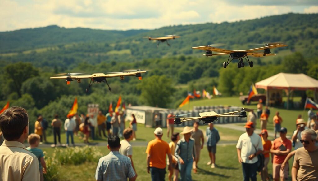 early origins of drone racing