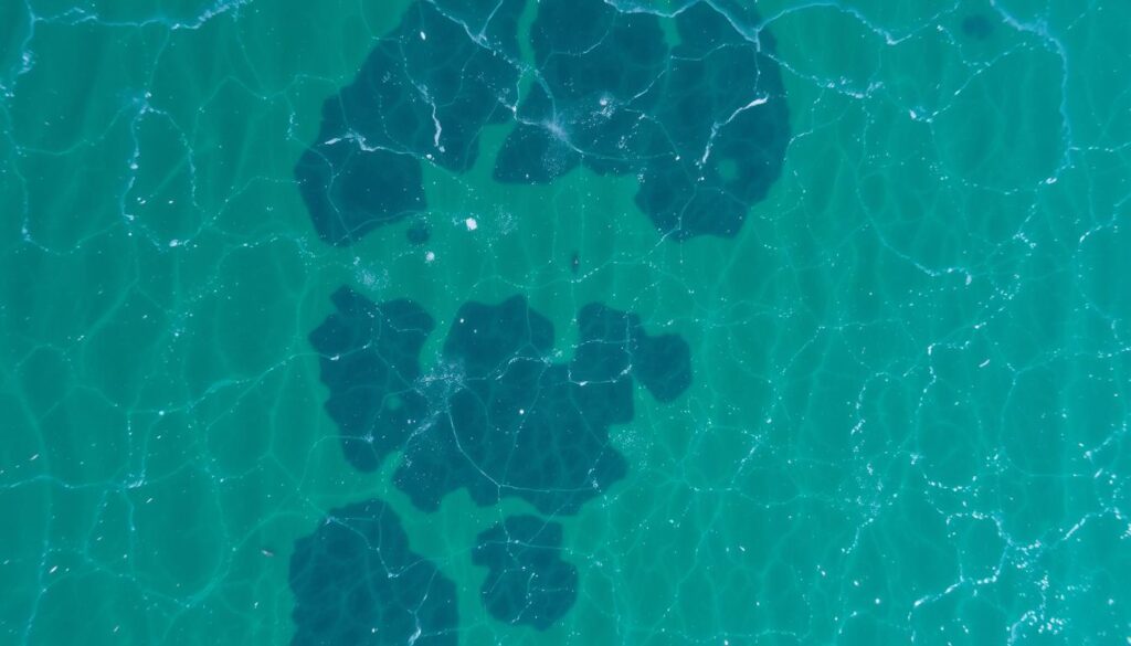 aerial imagery of ocean surface