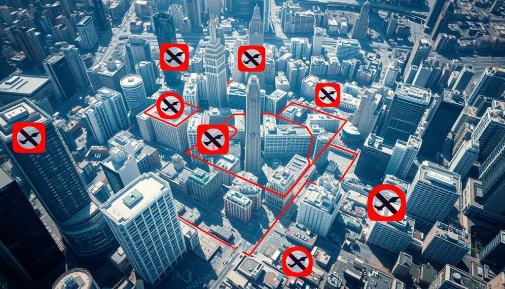 identifying no drone zones